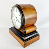 19th Century Antique Mahogany Ebony Mantle Clock