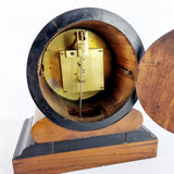 19th Century Antique Mahogany Ebony Mantle Clock