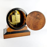 19th Century Antique Mahogany Ebony Mantle Clock