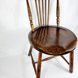Antique Elm Penny Seat Chair