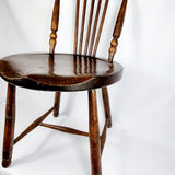 Antique Elm Penny Seat Chair