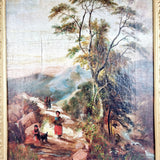 Rural 19th Century School Oil Painting