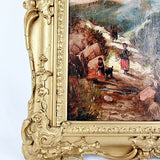 Rural 19th Century School Oil Painting