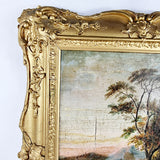 Rural 19th Century School Oil Painting
