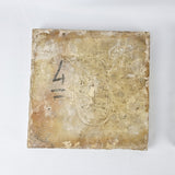 Antique Italian Tiles of a Cherub and Birds