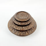 Set of Four AK and Sons Cast Iron Weights