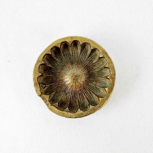 Antique Brass Flower Mould.