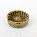 Antique Brass Flower Mould.