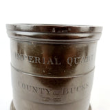 Set of Five Victorian Imperial Bronze Measures.