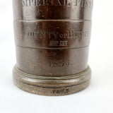 Set of Five Victorian Imperial Bronze Measures.
