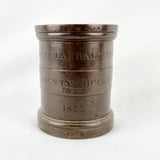Set of Five Victorian Imperial Bronze Measures.