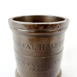 Set of Five Victorian Imperial Bronze Measures.