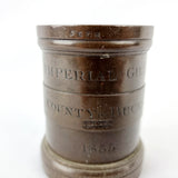 Set of Five Victorian Imperial Bronze Measures.