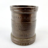 Set of Five Victorian Imperial Bronze Measures.