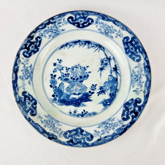 Early 19th Century Blue and White Plate