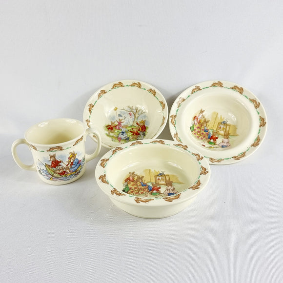 Royal Doulton Bunnykins bowls and Cup