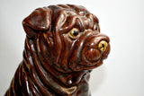 Large Early 20th Century Pottery Shih Tzu - Attrells