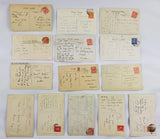 Fourteen Embossed Early 20th Century Postcards - Attrells