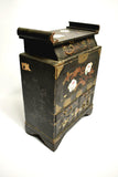 19th Century Japanese black lacquered Travelers Desk - Attrells