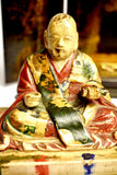 Travelers 19th Century Japanese Buddha/ deity in black lacquered case - Attrells