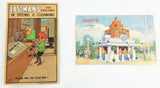 Eastman's & Sons Ltd Dyeing & Cleaning postcard, and Sharps at Wembley Postcards