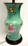 19th century Chinese vase converted to a lamp - Attrells