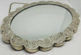 Ottoman Turkish Cemal 900 Silver Marriage Mirror - Attrells