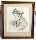 Pencil Sketch of Victorian Boy