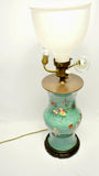 19th century Chinese vase converted to a lamp - Attrells