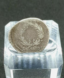 Roman Rare Silver Augustus Caesar Denarius Spanish Mint Wreath Reverse Coin - Attrells