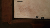 Hand Painted Victorian Tile of a Harbour Scene - Attrells
