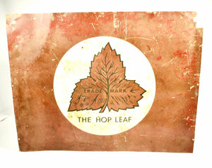 The Hop Leaf Trade Mark Tin Sign