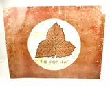 The Hop Leaf Trade Mark Tin Sign